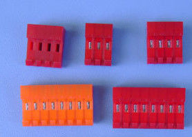 China Verbindungsstück-rote Farbe 2.54mm Neigungs-IDC mit anwendbarer Draht AWG-Lehre #22 - #28 usine