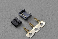 Anwendbarer Draht 3 Pin vergoldeter SMD pechschwarzer 28# des PWB-Titel-Verbindungsstück-1.2mm