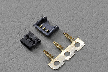 China Anwendbarer Draht 3 Pin vergoldeter SMD pechschwarzer 28# des PWB-Titel-Verbindungsstück-1.2mm usine