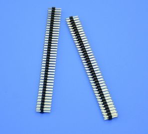 China Pin-Titel-Verbindungsstück-einzelne Reihen-vertikale Art 40 Pole-Gold PWB Neigung JVT 2.0mm überzogen usine